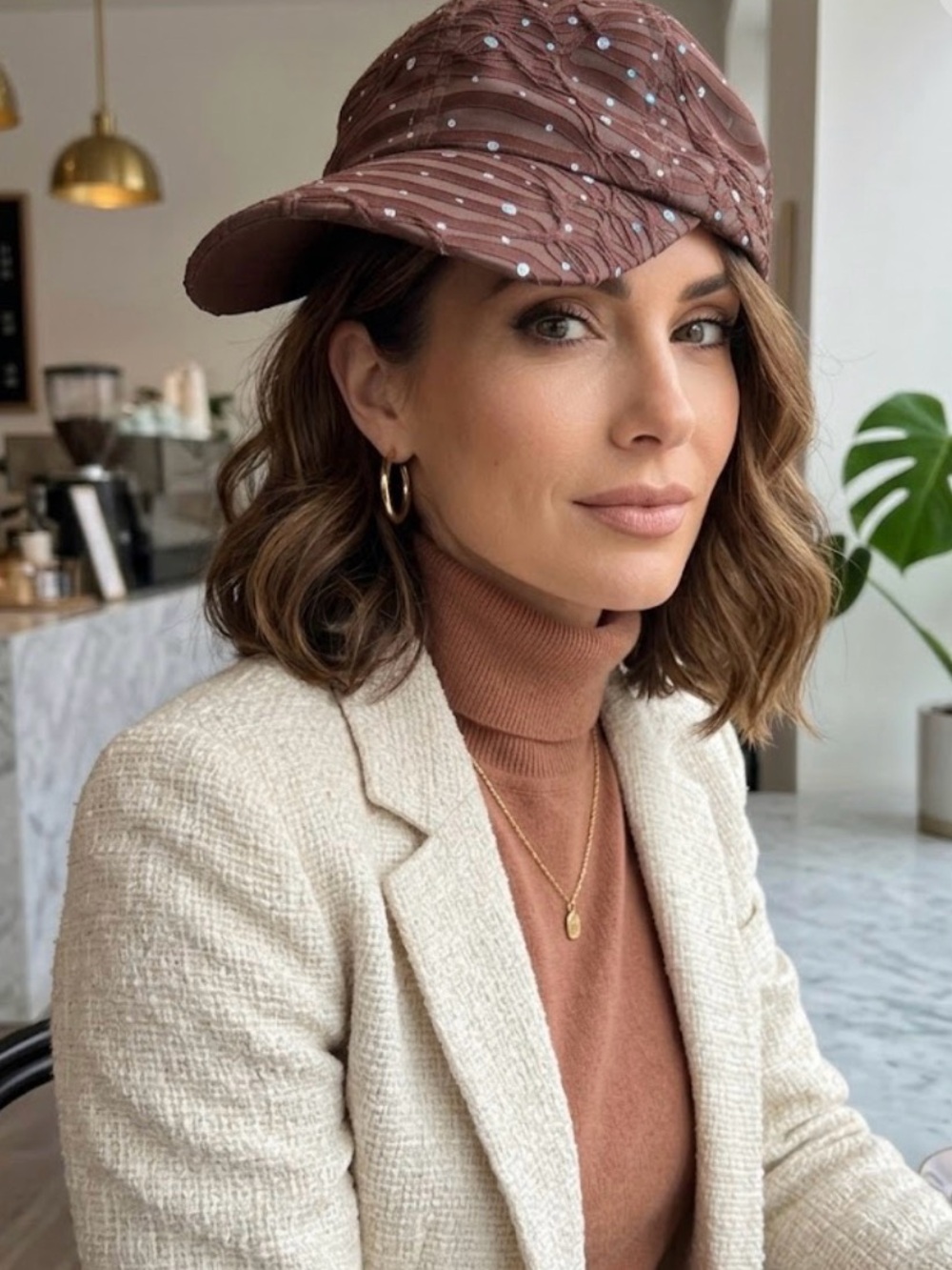 Sequins brown something special Cap - Women's Fashion Hat